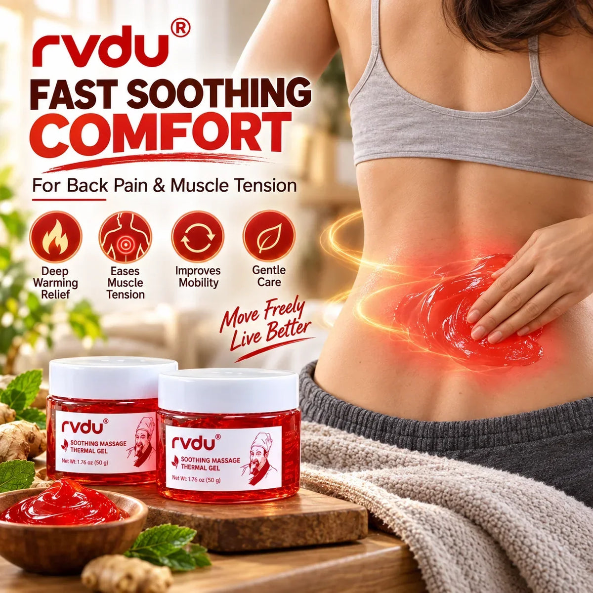 Buy 1 Get 1 Free WoodWarm Joint Pain Relief Gel