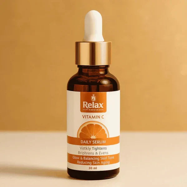 Relax Vitamin C Daily Face Serum – Brightening, Anti-Aging & Hydrating Formula for Radiant Skin (30ml)